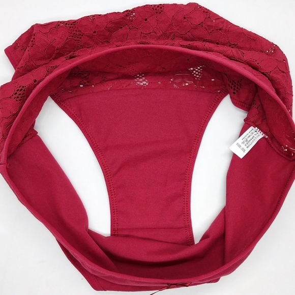 Dark Blue Large size Cotton Panties with Lace Back Panel / Bum Cover - Picture 3 of 3